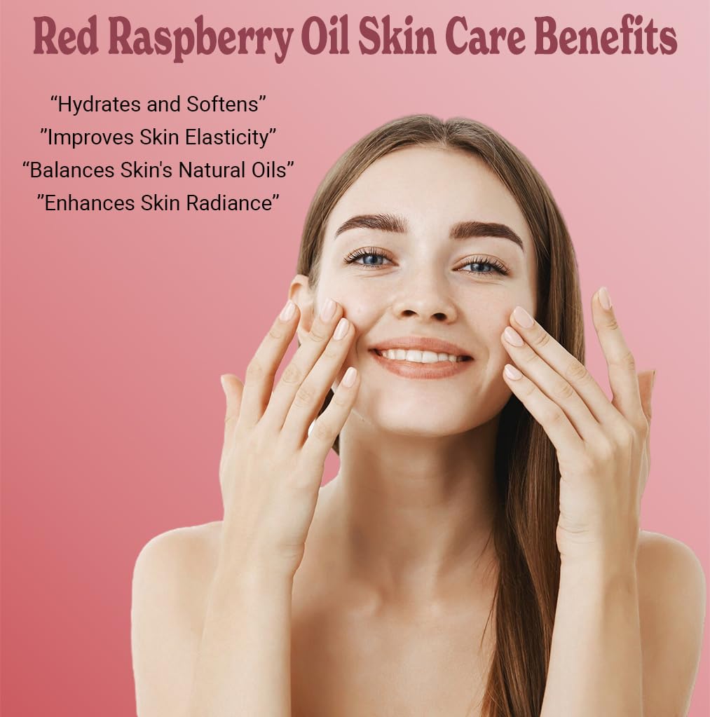 Pure Red Raspberry Seed Oil by Bella Terra – 1 Gallon, High in Antioxidants, Natural UV Protection & Deep Moisturizing for Skin & Hair Care – Perfect for DIY Beauty, Massage & Aromatherapy