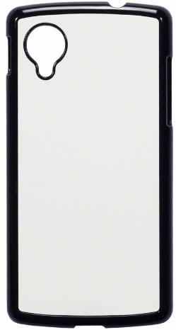 Google Nexus 5 2D Sublimation Hard Case - Durable Black Phone Cover for Nexus 5 - Perfect for Everyday Protection & Custom Design Printing