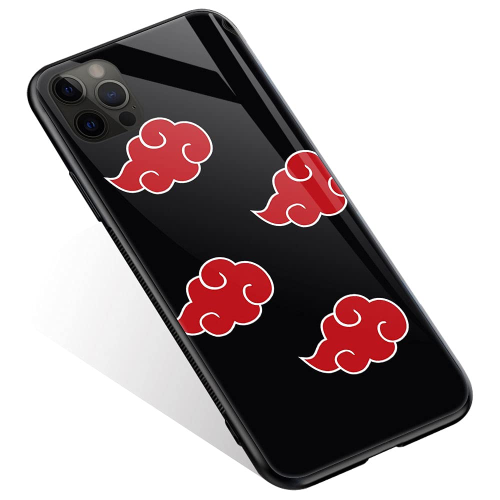 **Anime Cartoon iPhone 13 Case - 356 Pattern Design, Shockproof TPU Bumper & Tempered Glass Back Cover - Protective Phone Case for iPhone 13 - Perfect for Daily Use, Travel & Gift Giving**