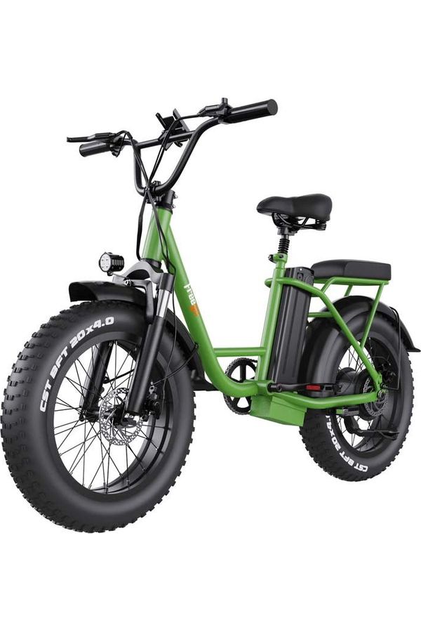 Freego FB 20X Step-Thru Fat Tire Electric Bike for Adults - 750W Motor, 48V 15Ah Battery, 20