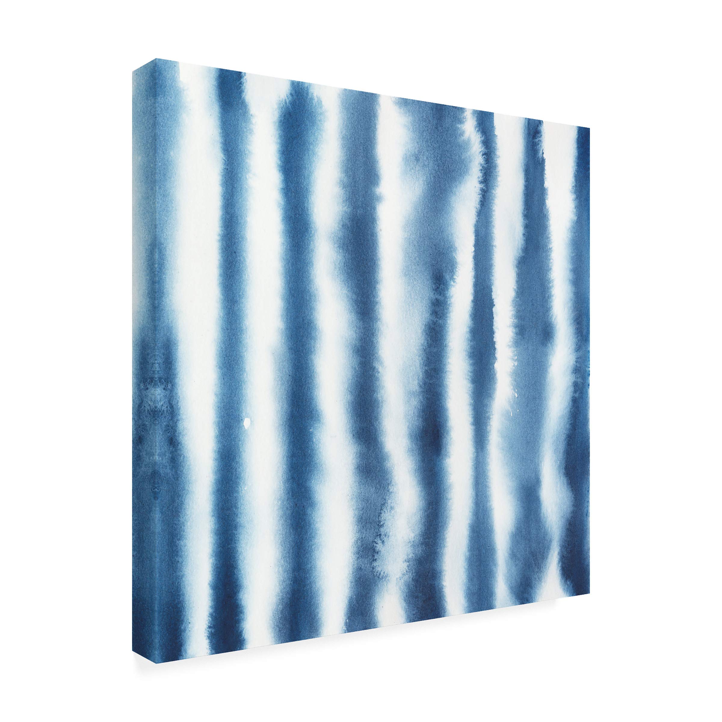 Grace Popp Indigo Bleed IV - 18x18 Premium Fine Art Print - Trademark Fine Art Collection - Perfect for Home & Office Wall Decor