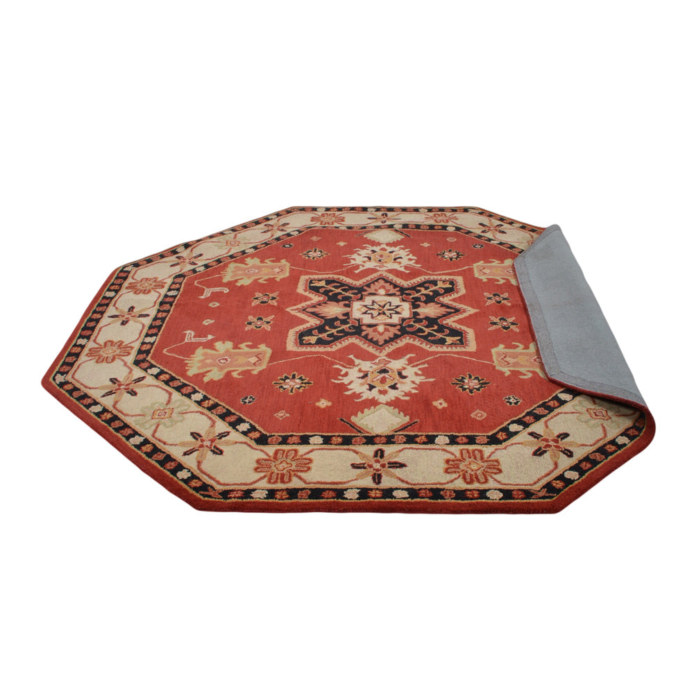 Premium Sarugh Hand Tufted Wool Rug - Soft & Durable Persian-Style Area Rug for Living Room, Bedroom, or Office Decor