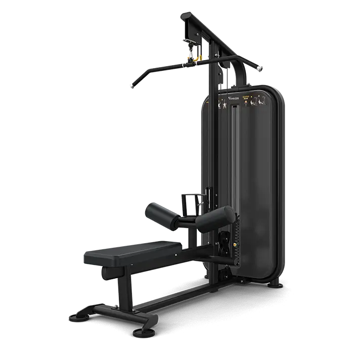 Vision Lat Pulldown & Seated Row Machine S331 - Home Gym Strength Training Equipment for Back & Arm Workouts