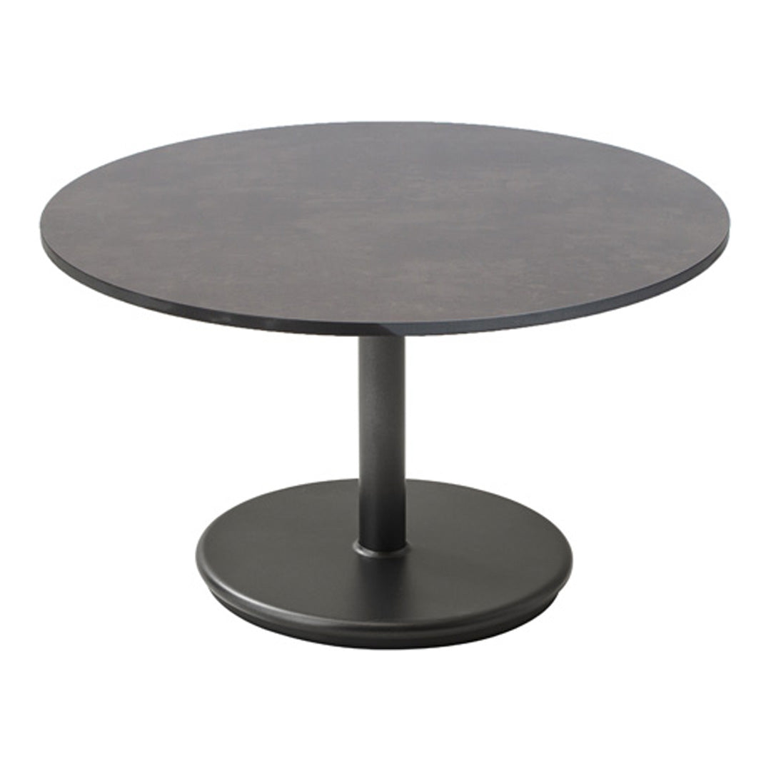 Round Outdoor Coffee Table - Small Patio Side Table for Garden, Deck, or Poolside - Perfect for Relaxing with Drinks & Snacks