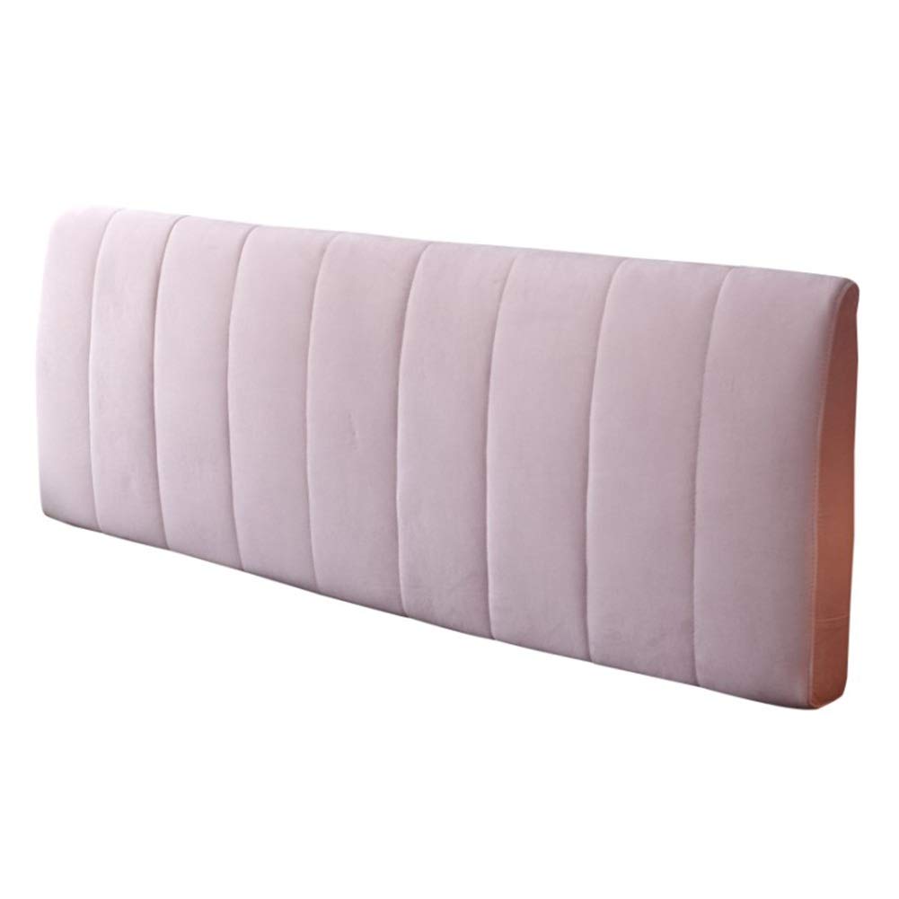 KKCF Headboard Cushion - Ultra Soft Skin-Friendly Breathable Pillow for Bed, Sofa & Reading Nook - Superfine Fiber with 4 Colors & 5 Sizes (Pink, 100cm) - Perfect for Home Decor, Bedroom Comfort & Relaxation