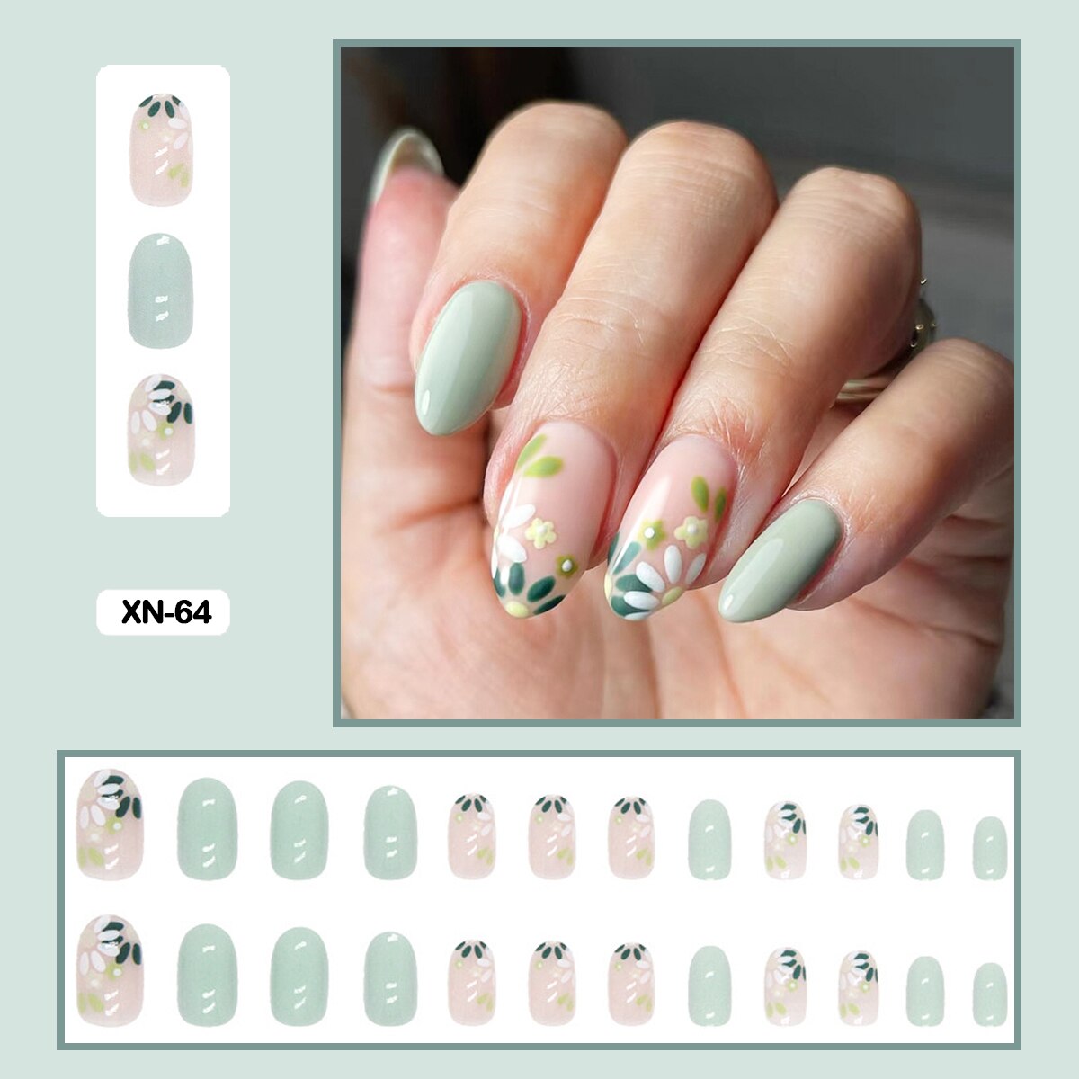 24pcs Colorful Graffiti Press on Nails - Short Fake Nails with Glue & Tools (Pink, Purple) for Girls, Women | Easy DIY Nail Art for Parties, Weddings, Daily Wear