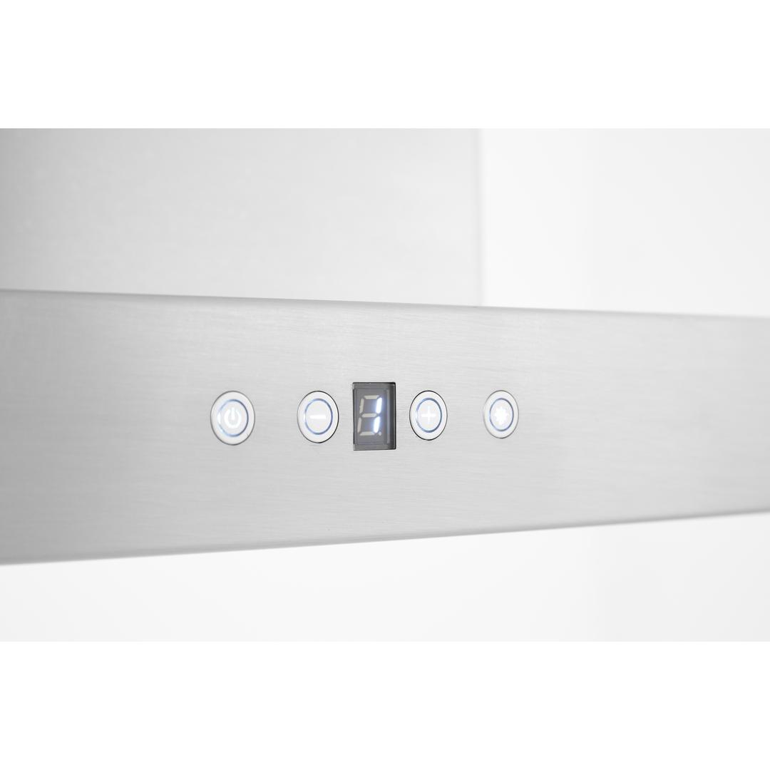 AVIVA 36 Inch Stainless Steel Island Range Hood - AVI 369IS3 - Powerful 900 CFM Kitchen Vent Hood with LED Lights & Quiet Operation - Perfect for Modern Open-Concept Kitchens & Cooking Areas