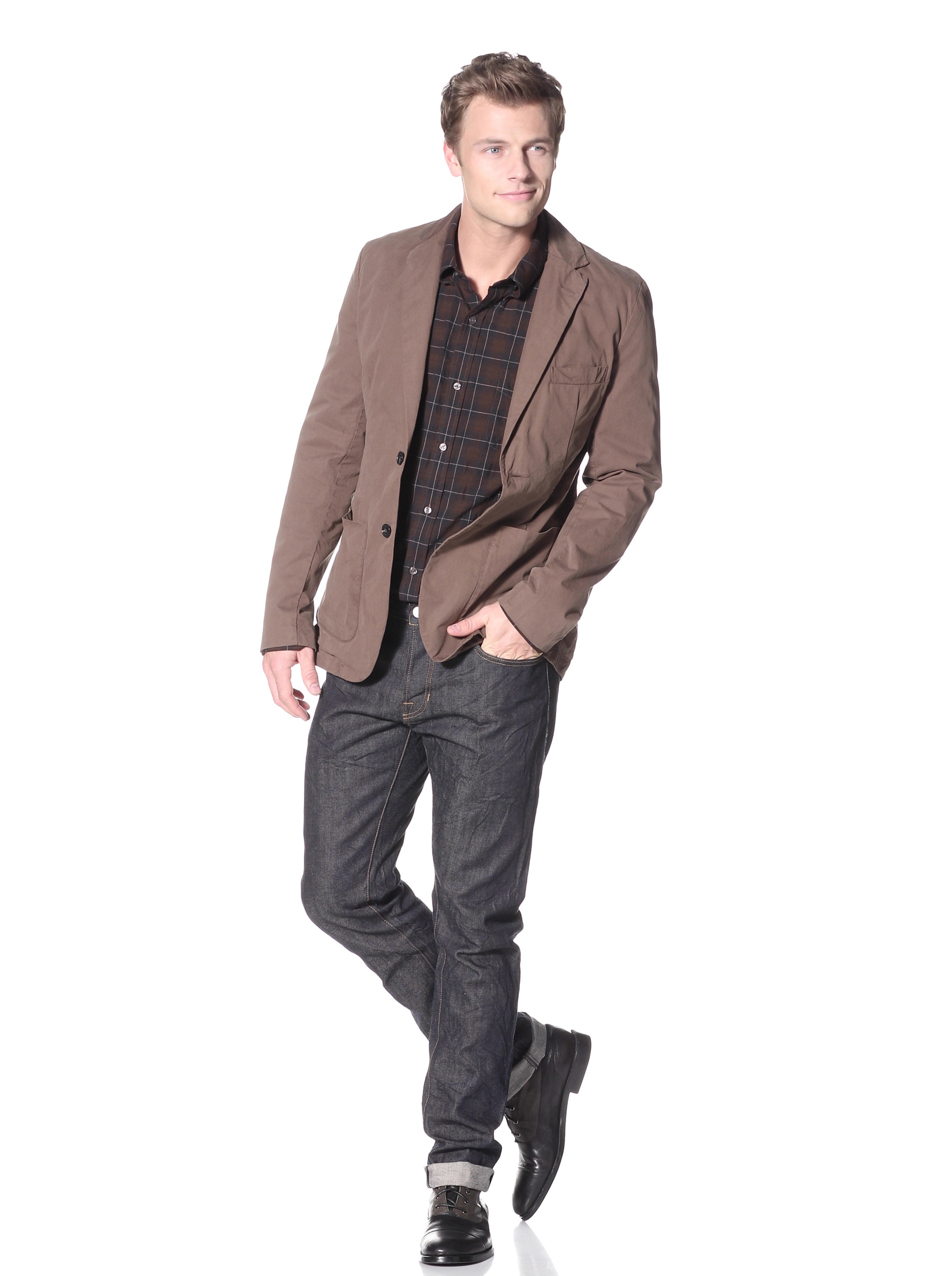 French Connection Men's Box Office Peach Pie Blazer - Slim Fit Casual Sports Coat for Weddings, Office & Date Nights | Premium Wool Blend Jacket for Business & Formal Occasions