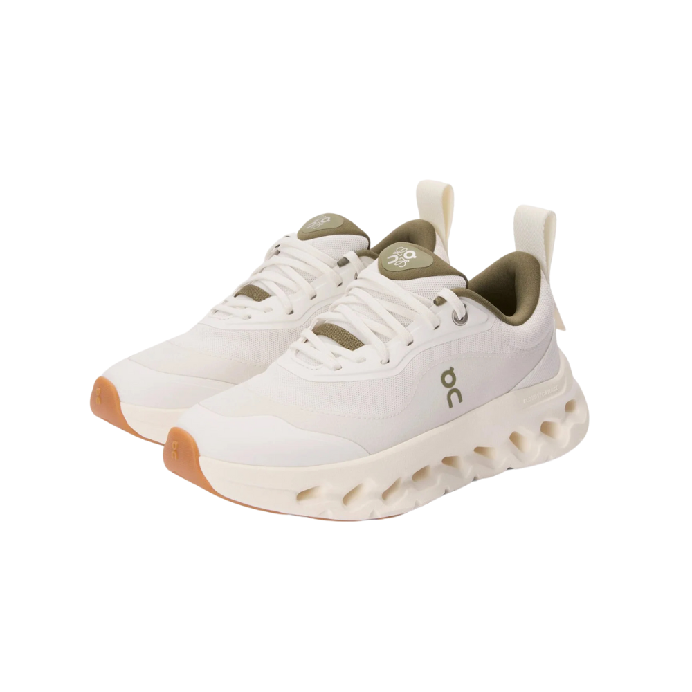 On Running Cloudtilt 2 LOEWE White Khaki Running Shoes - Lightweight & Comfortable for Women's Jogging, Gym Workouts & Daily Wear