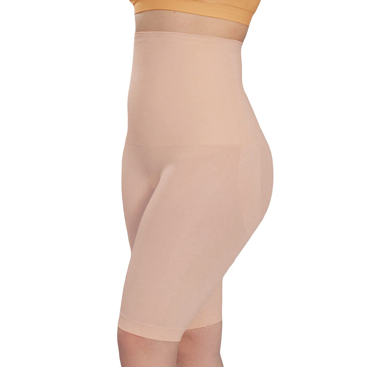 Best Shapewear for Women - Tummy Control High Waisted Body Shaper Shorts with Strapless Bra - Thigh Slimming & Waist Training - Perfect for Dresses, Workouts & Everyday Wear