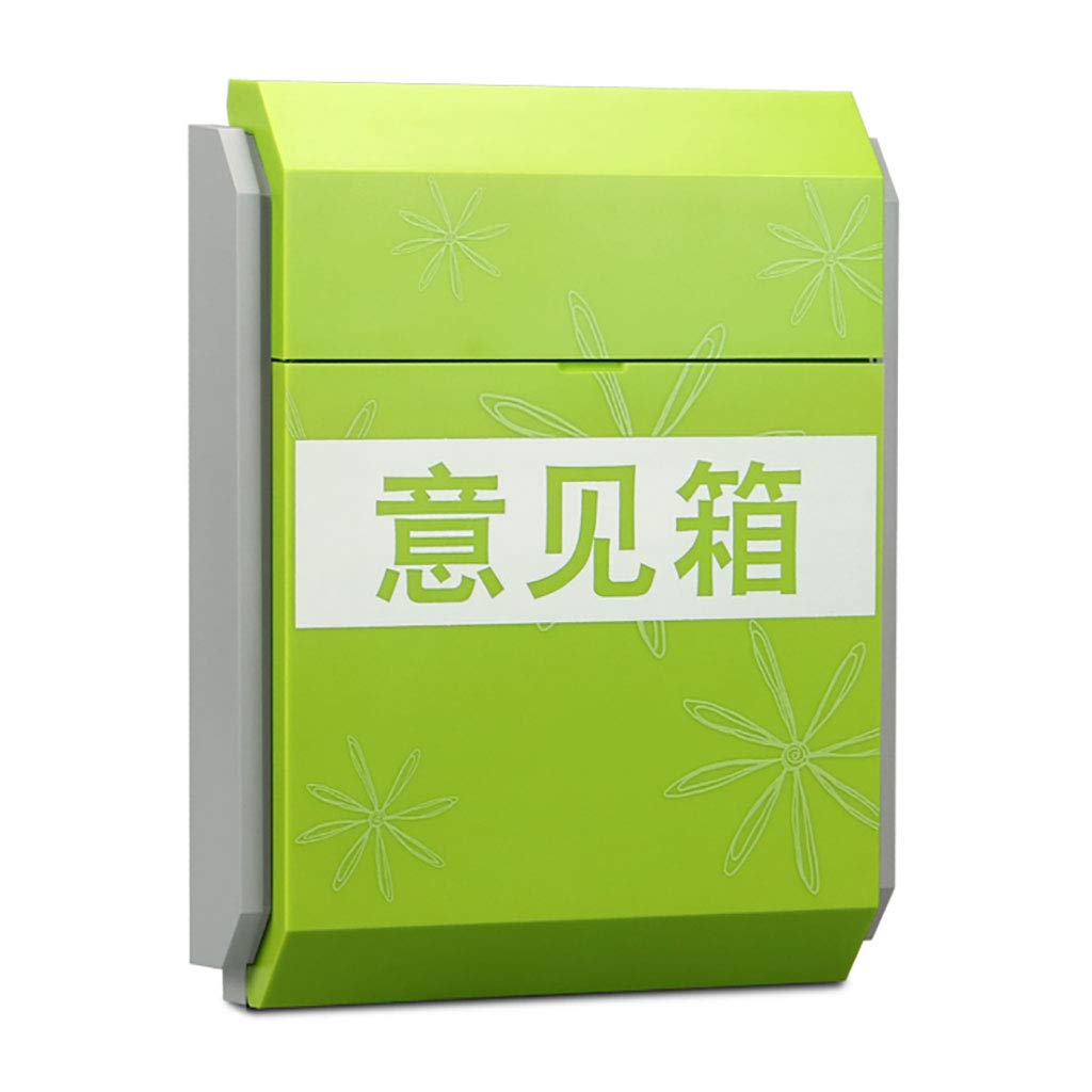 Waterproof Outdoor Mailbox Villa - Durable Hanging Suggestion Box for Home & Office (Green) | Perfect for Gardens, Schools, and Public Spaces