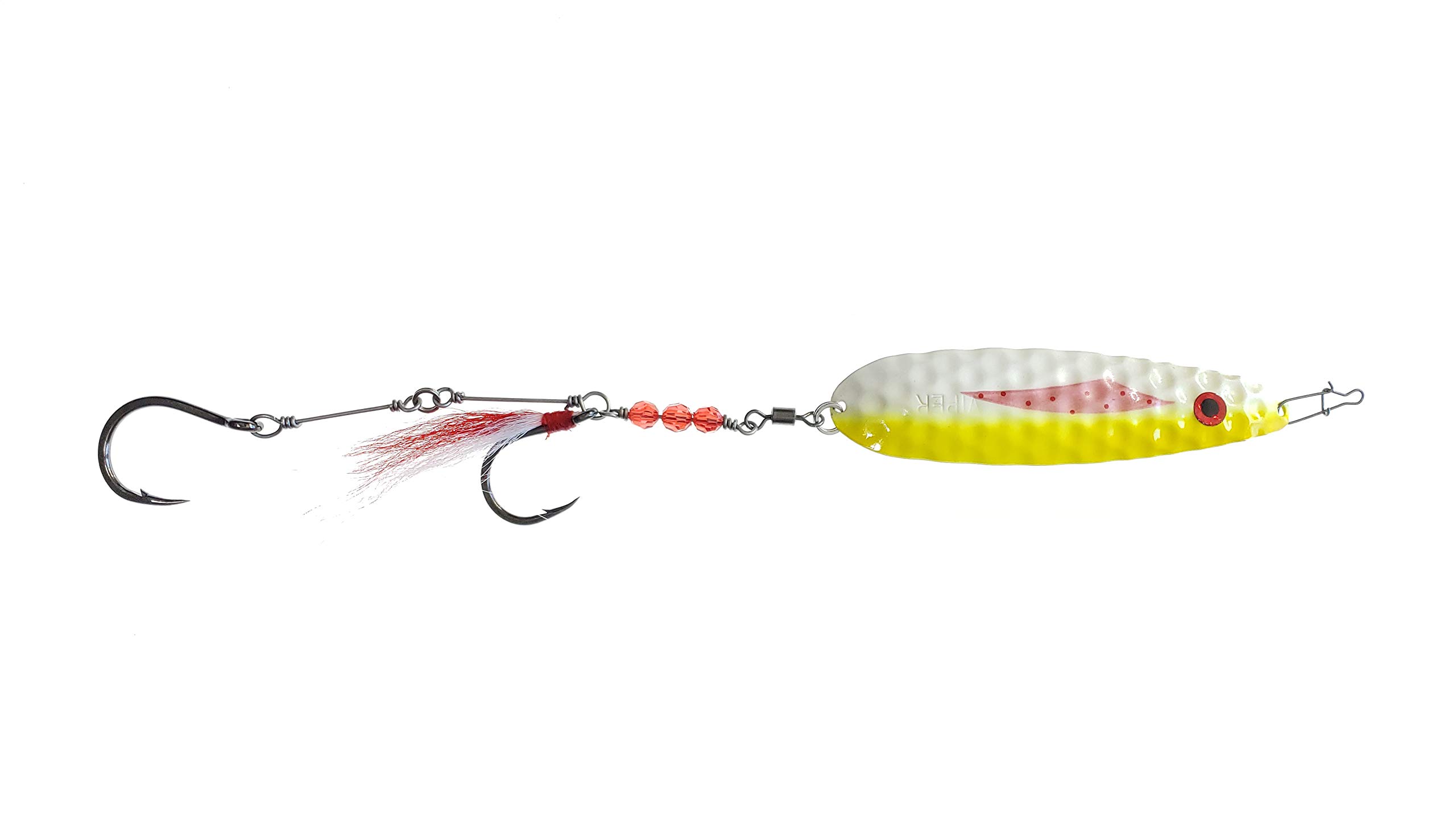SS20 Buck Tail Fishing Spoon Lure - Premium Metal Spoon Bait for Bass, Trout, and Walleye | Perfect for Freshwater and Saltwater Fishing