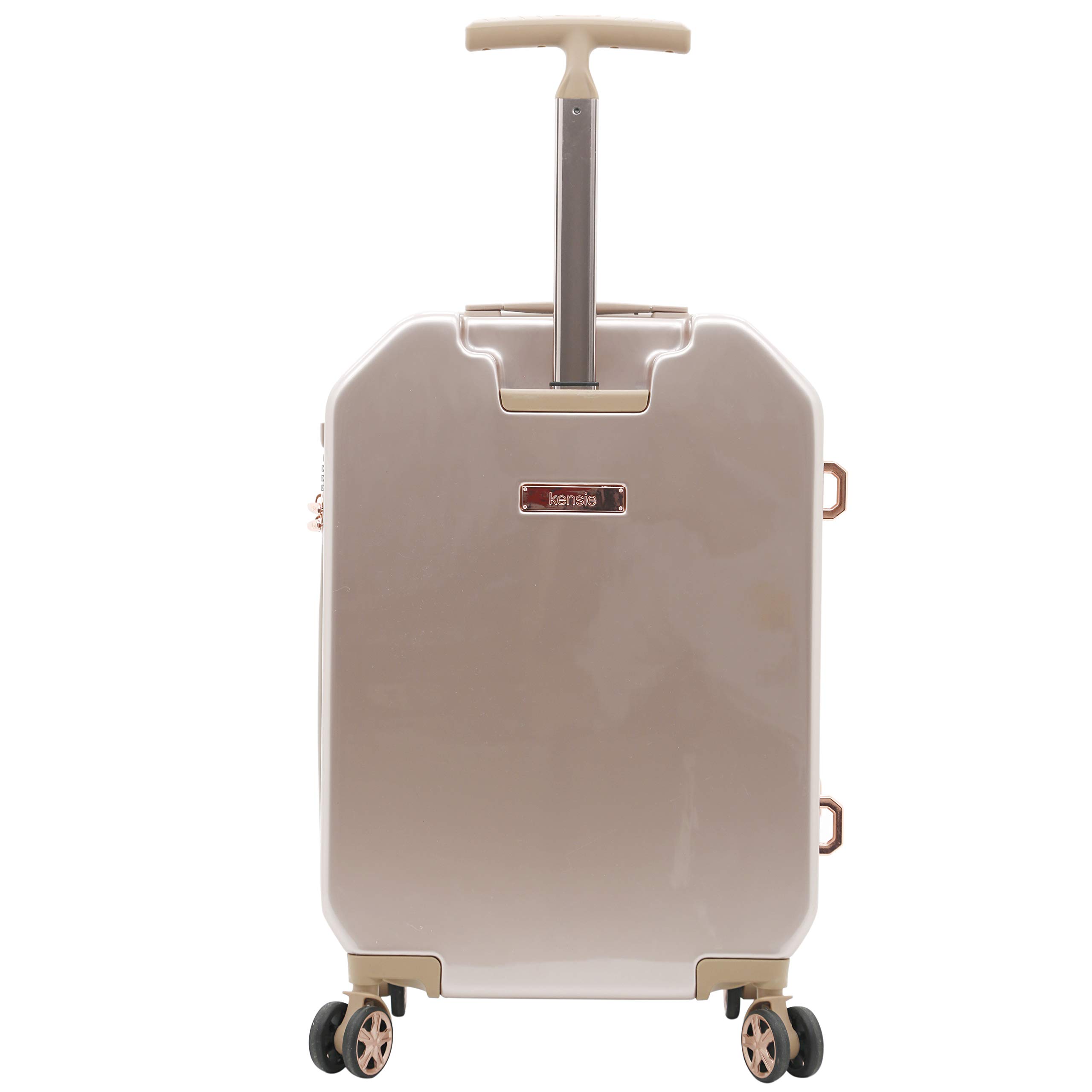 Kensie Women's Rose Gold Gemstone Luggage 2-Piece Set (28