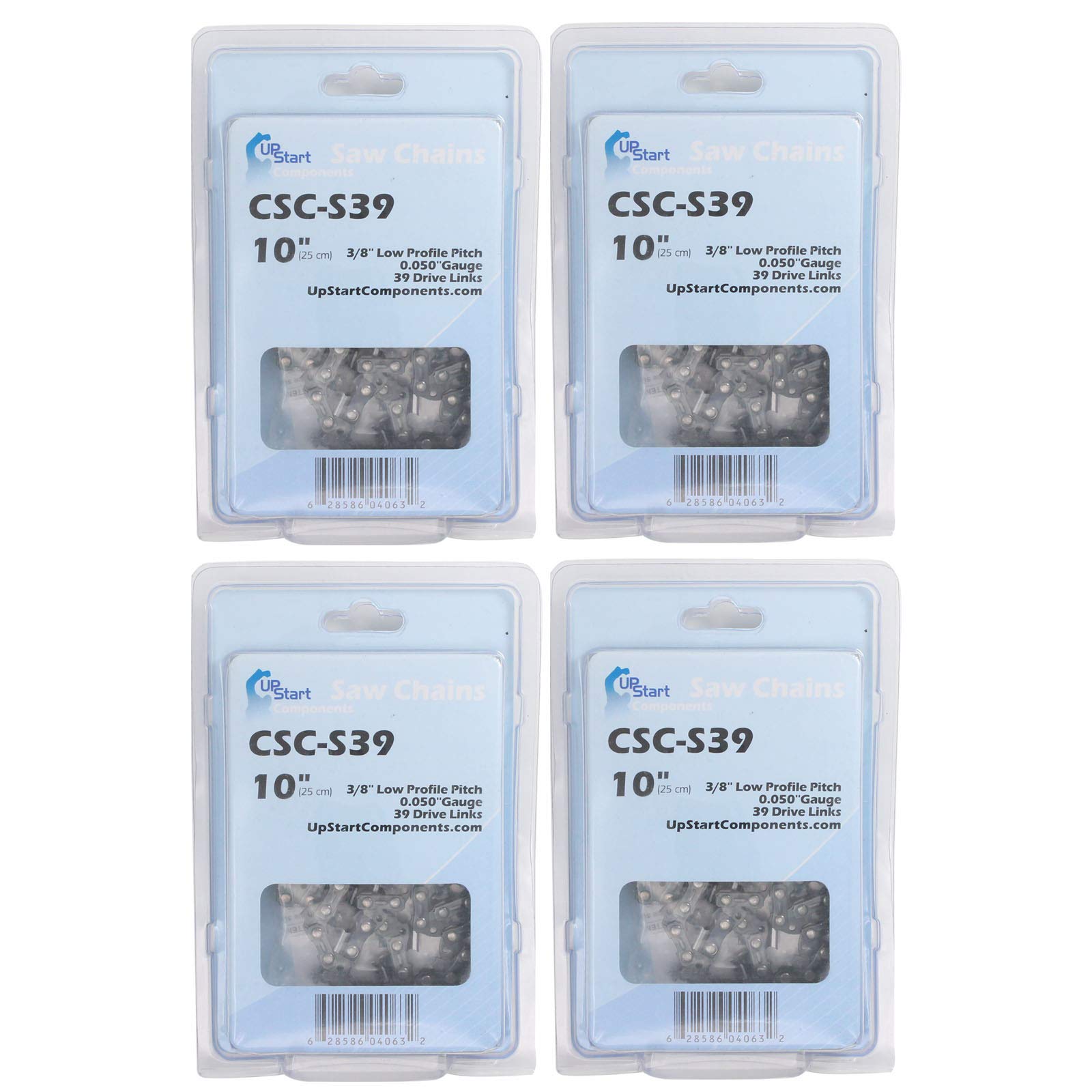 4-Pack 10-Inch Chainsaw Chain Replacement for Echo PPT-2620H - (10