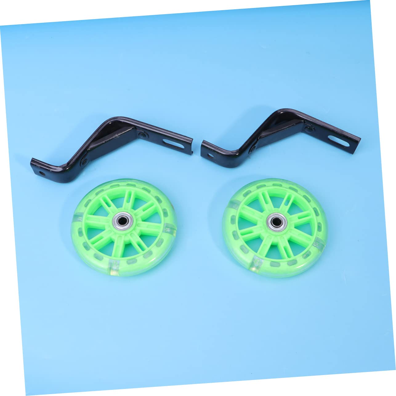 2 Pcs Kids Bike Training Wheels - Silent Balance Auxiliary Wheels for Safe Cycling