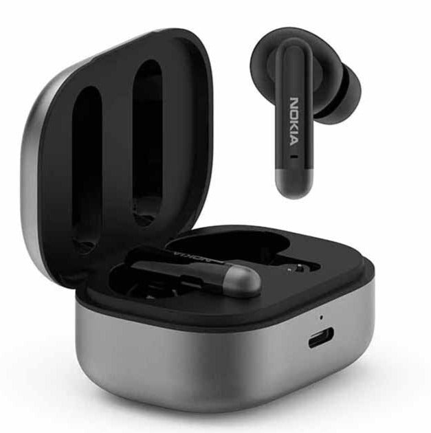 Nokia E3511ANC Wireless Bluetooth Earphones with Active Noise Cancellation (ANC) - Perfect for Travel, Workouts, and Commuting