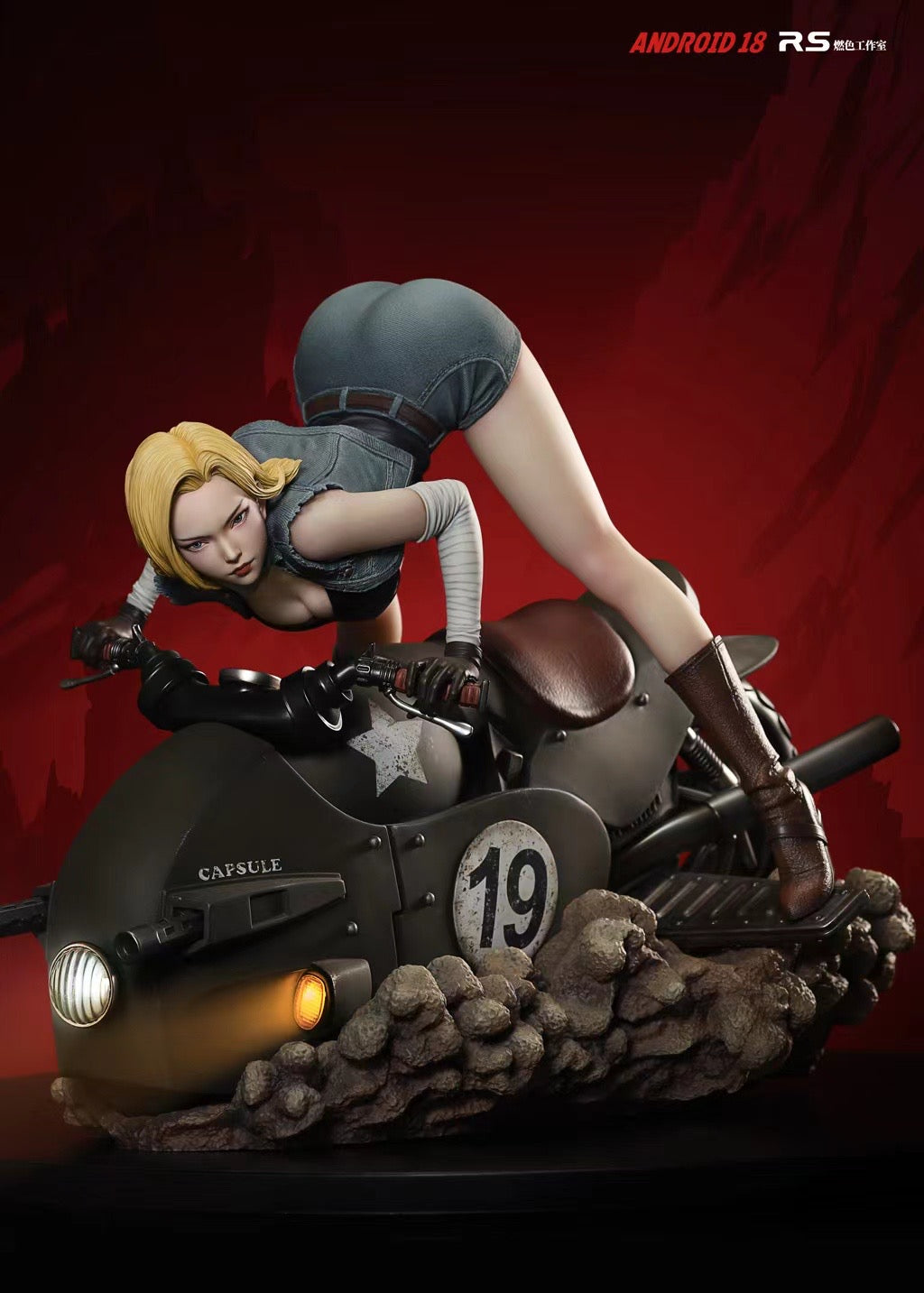 RanSe Studio Android 18 Action Figure - Dragon Ball Z Collectible Doll with Articulated Joints for Display & Cosplay | Perfect Gift for Anime Fans and DBZ Collectors