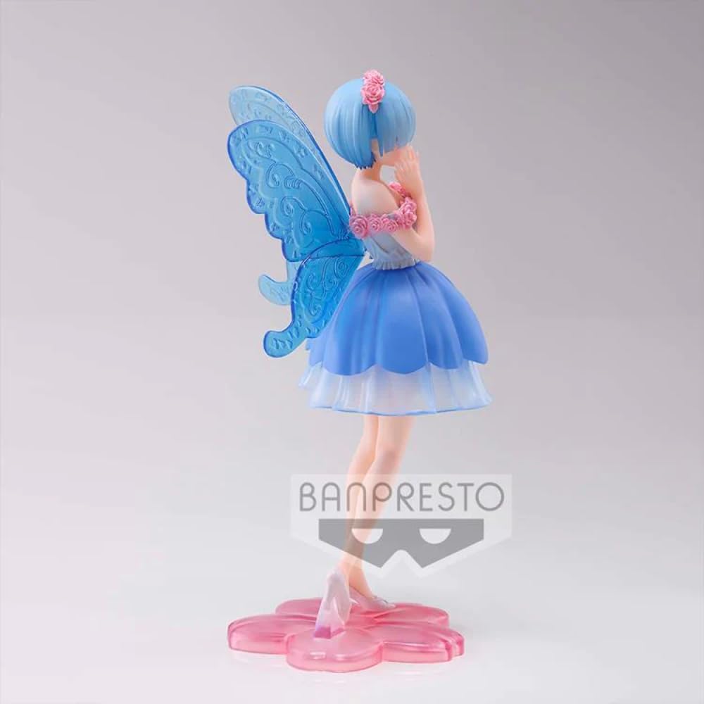Banpresto Re:Zero Starting Life in Another World Fairy Elements Rem Figure - Anime Collectible for Fans, Home Decor & Gift for Otaku
