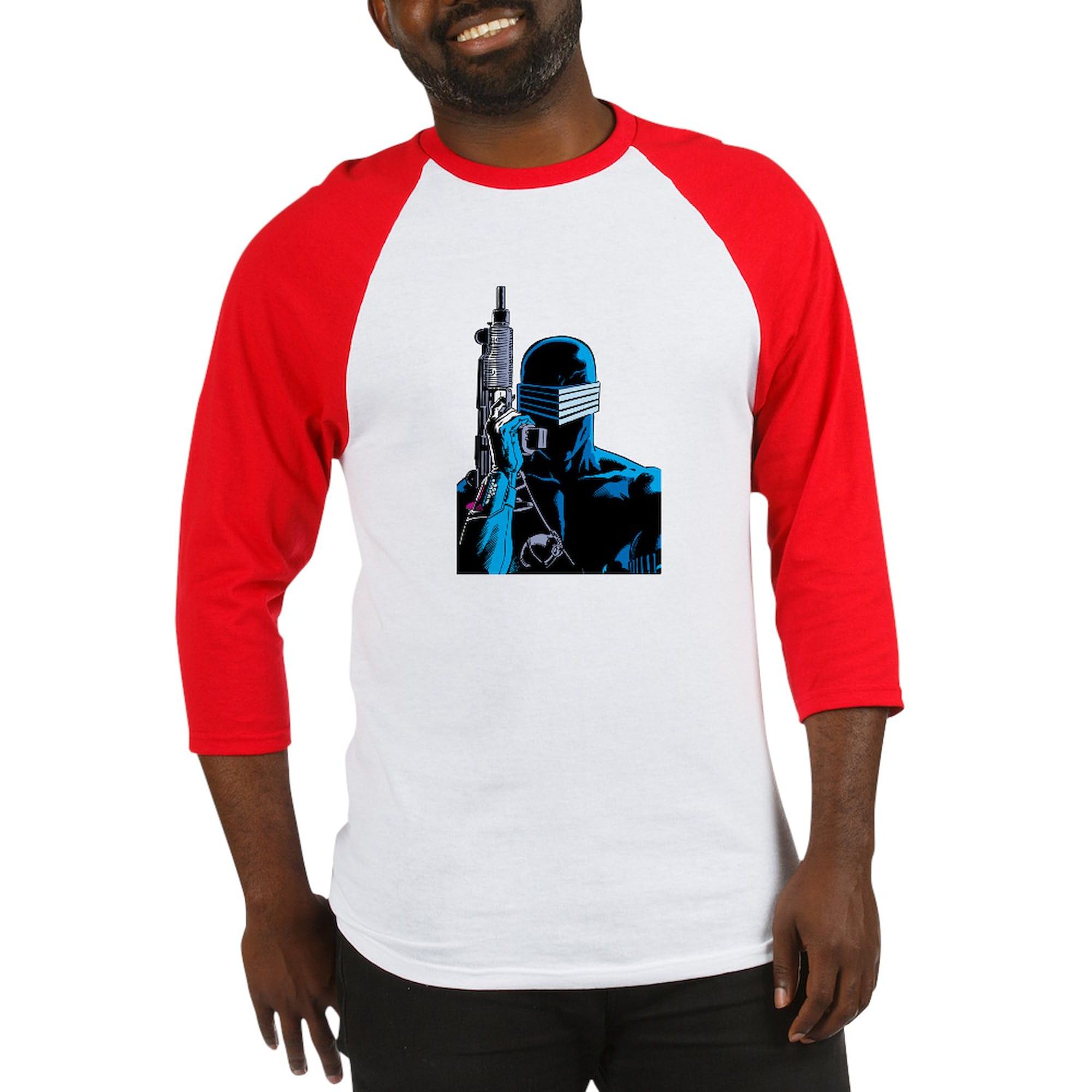 G.I. Joe Snake Eyes with Gun Men's Cotton Baseball Jersey - 3/4 Raglan Sleeve Shirt for Casual Wear & Cosplay | CafePress Official