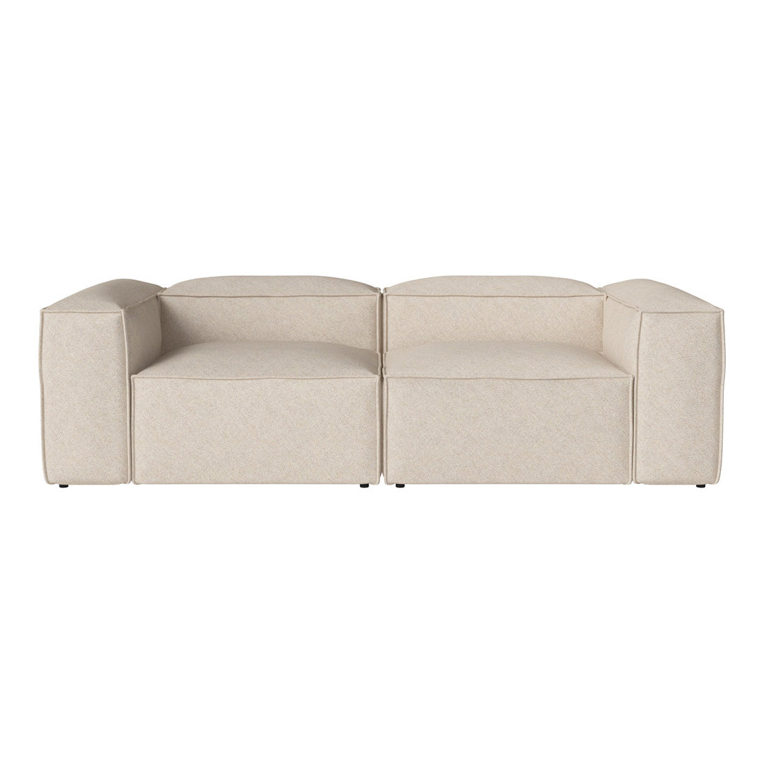 Cosima 2-Seater Sofa - Modern Fabric Loveseat for Small Spaces | Perfect for Living Room, Apartment & Office Waiting Area