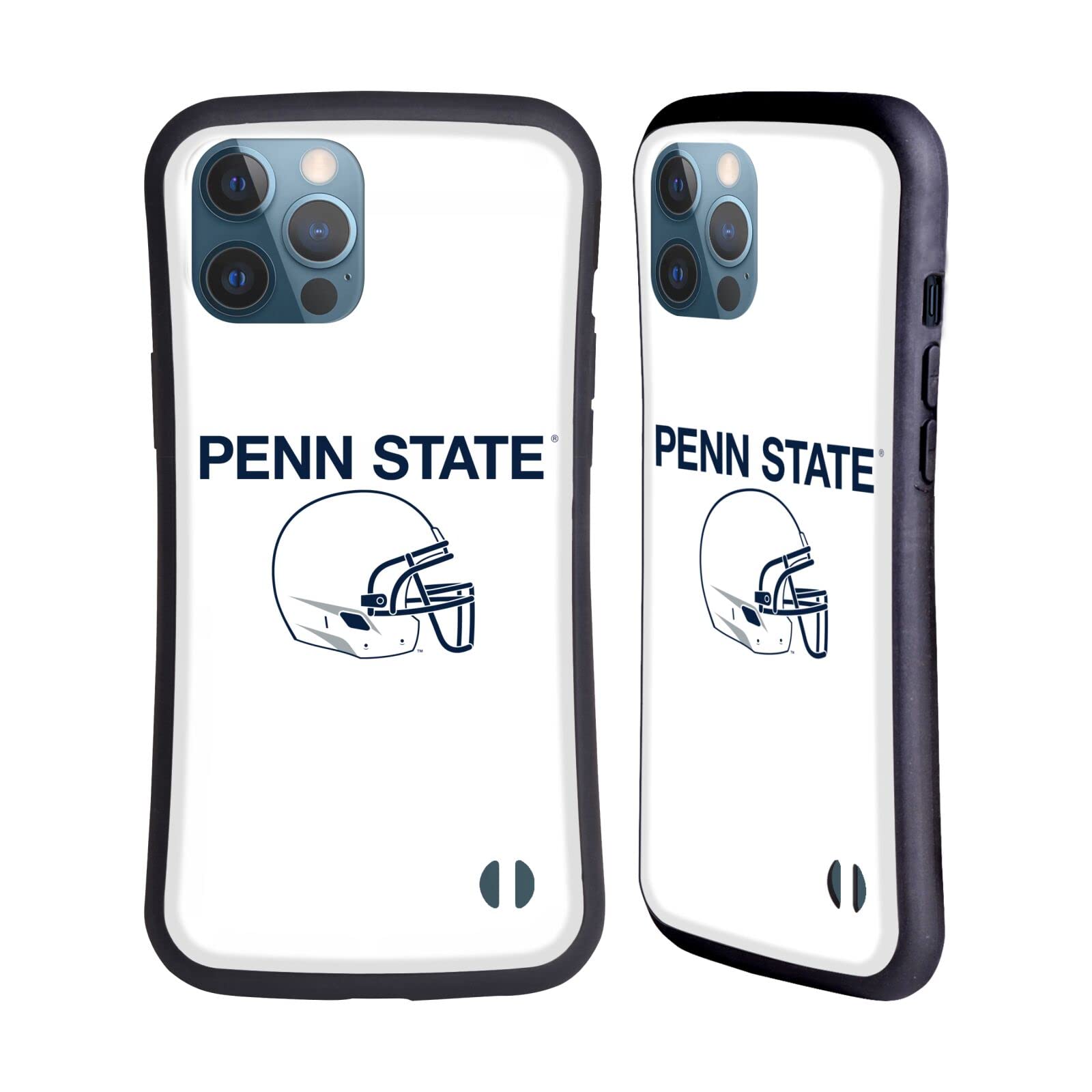 Officially Licensed Pennsylvania State University PSU Helmet Logotype Hybrid Case for Apple iPhone 12 Pro Max - Durable Protective Phone Cover for College Fans, Students, Alumni - Perfect for Game Days, Campus Life & School Spirit