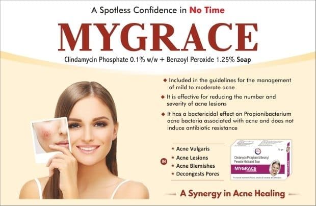 PPPL MYGRACE Anti-Acne Soap for Face, Back & Body - 75GM Acne Treatment Soap with Calming & Replenishing Formula | Helps Clear Breakouts, Reduce Inflammation & Balance Skin | Perfect for Teen & Adult Acne, Sensitive Skin Care & Daily Cleansing Routine