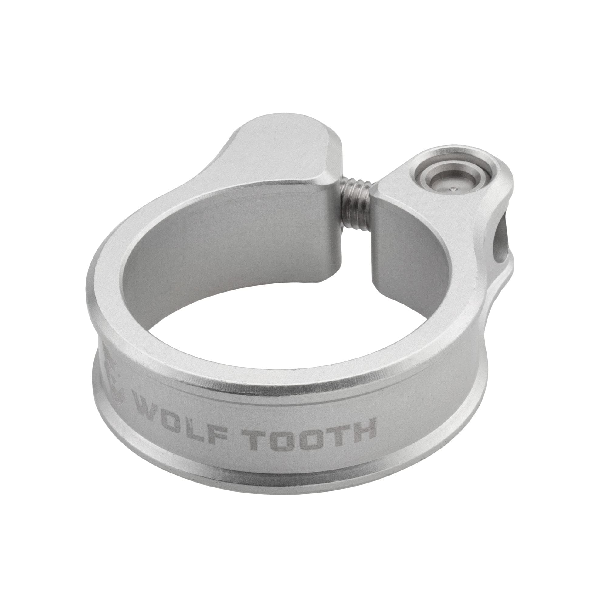 Wolf Tooth Precision-Machined Seatpost Clamp - Lightweight CNC Aluminum Bike Seat Clamp for MTB, Road & Gravel Bikes - Secure Seatpost Adjustment for Cycling & Biking Adventures