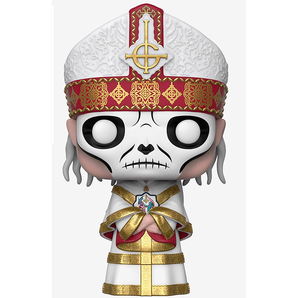 Ghost Pop! Rocks Papa Nihil Vinyl Figure #169 Hot Topic Exclusive - Includes Ecotek Pop Box Protector | Collectible Music Merchandise for Display & Protection