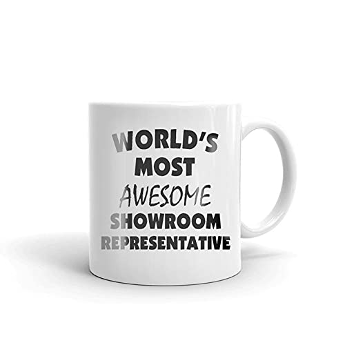 Premium 11oz Ceramic Coffee & Tea Mug - Perfect Gift for Showroom Representatives, Sales Managers & Associates - Ideal for Office Use, Client Meetings & Birthday Presents