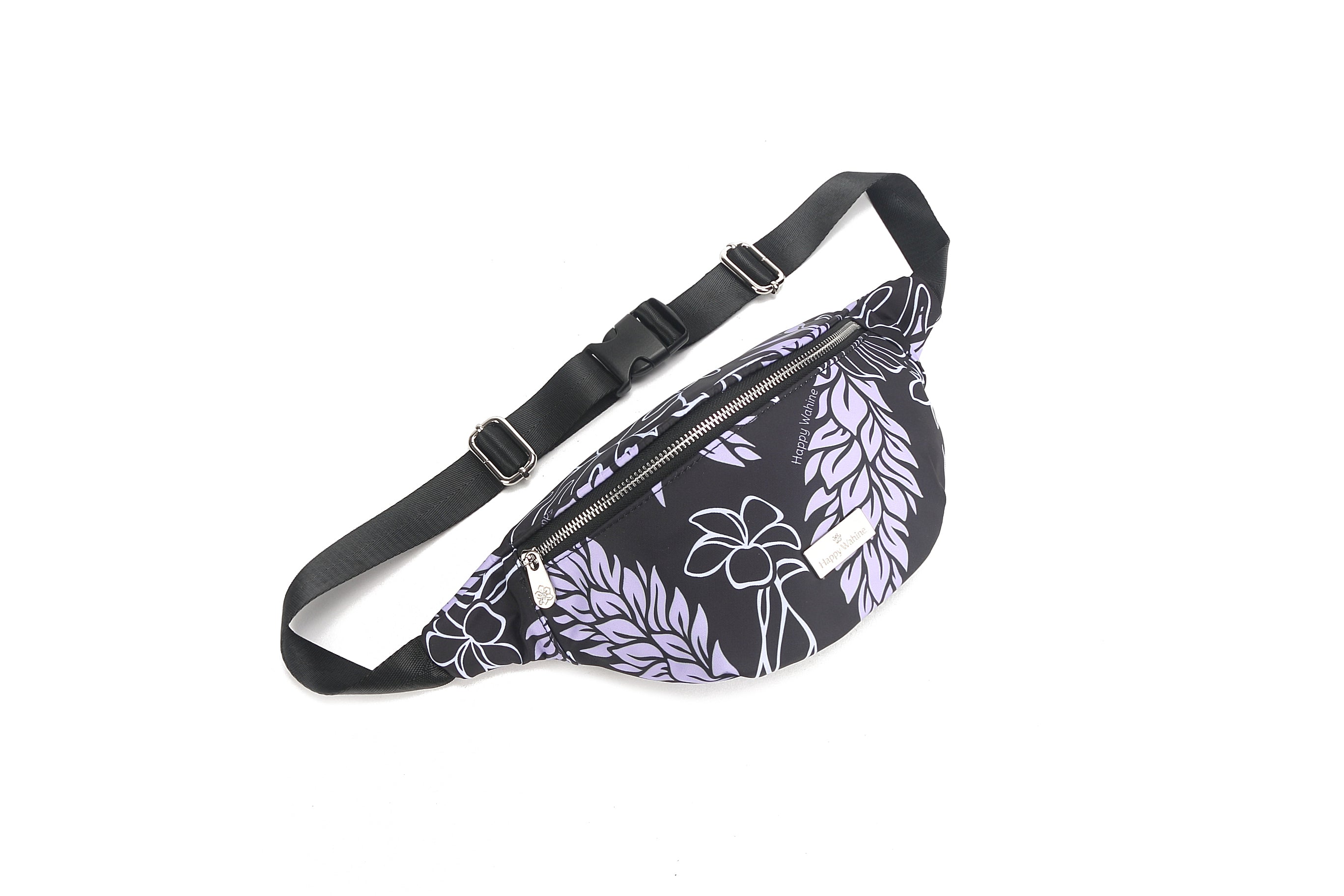 Ke'olu Ginger Black Belt Bag - Stylish & Comfortable Waist Pack for Travel, Running, Hiking & Everyday Use