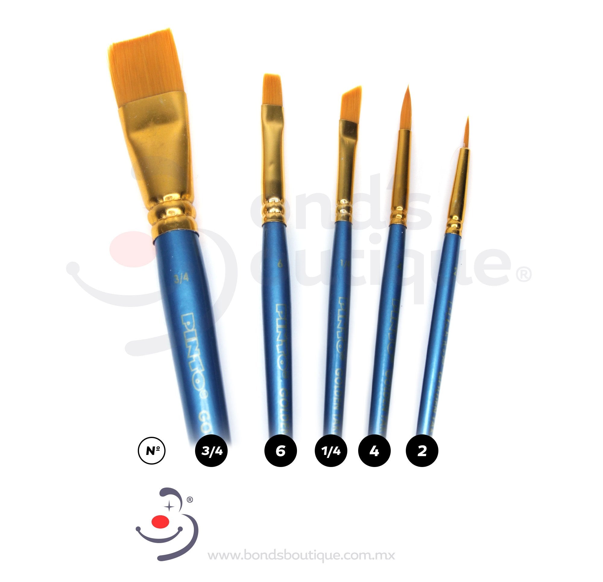 5-Piece Blue Makeup Brush Set - Soft Bristles for Foundation, Blush, Eyeshadow & More - Perfect for Professional & Everyday Makeup Application