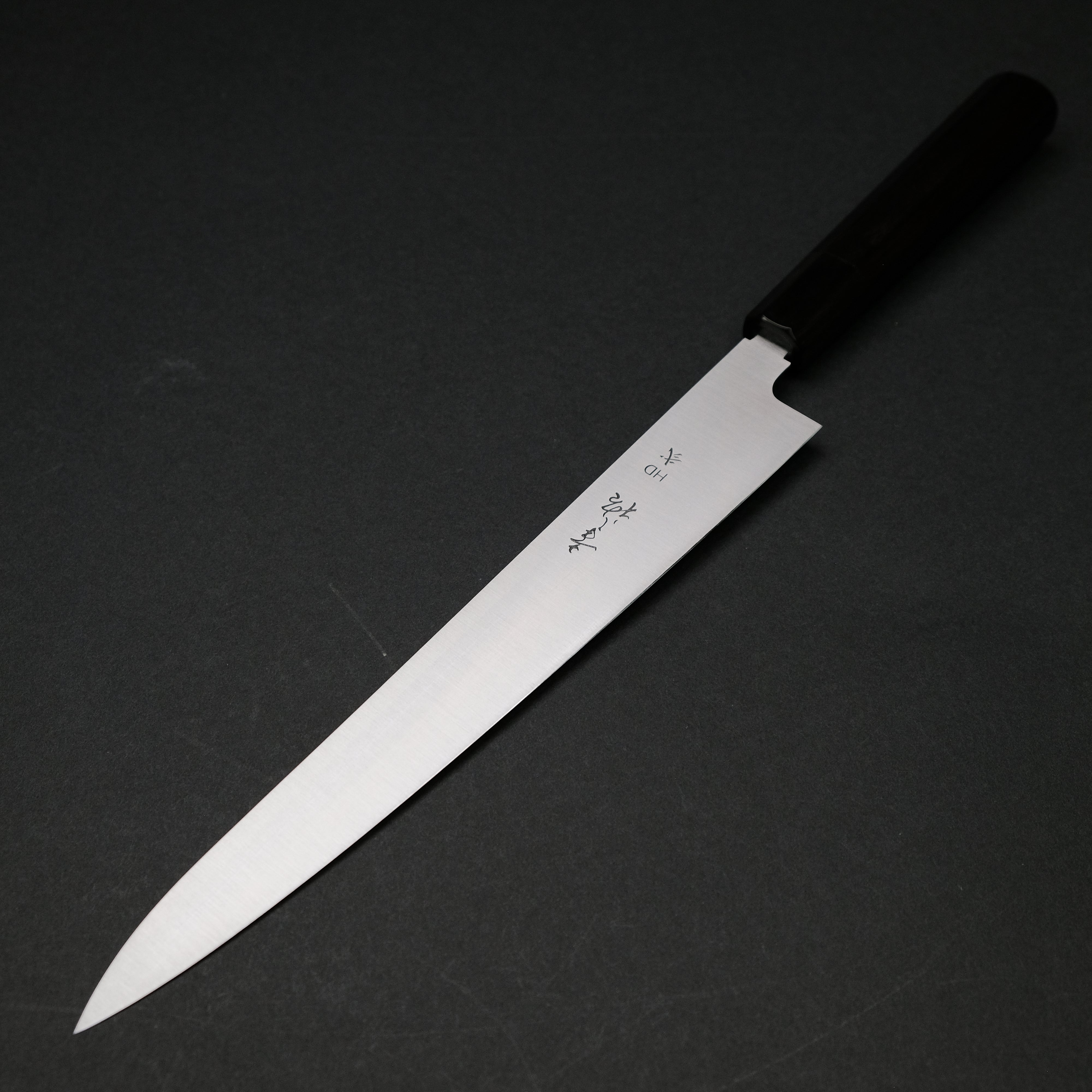 Konosuke HD2 Sujihiki 270mm Japanese Chef Knife - Ebony & Black Horn Handle - Premium Slicing Knife for Sushi, Meat, and Roasts