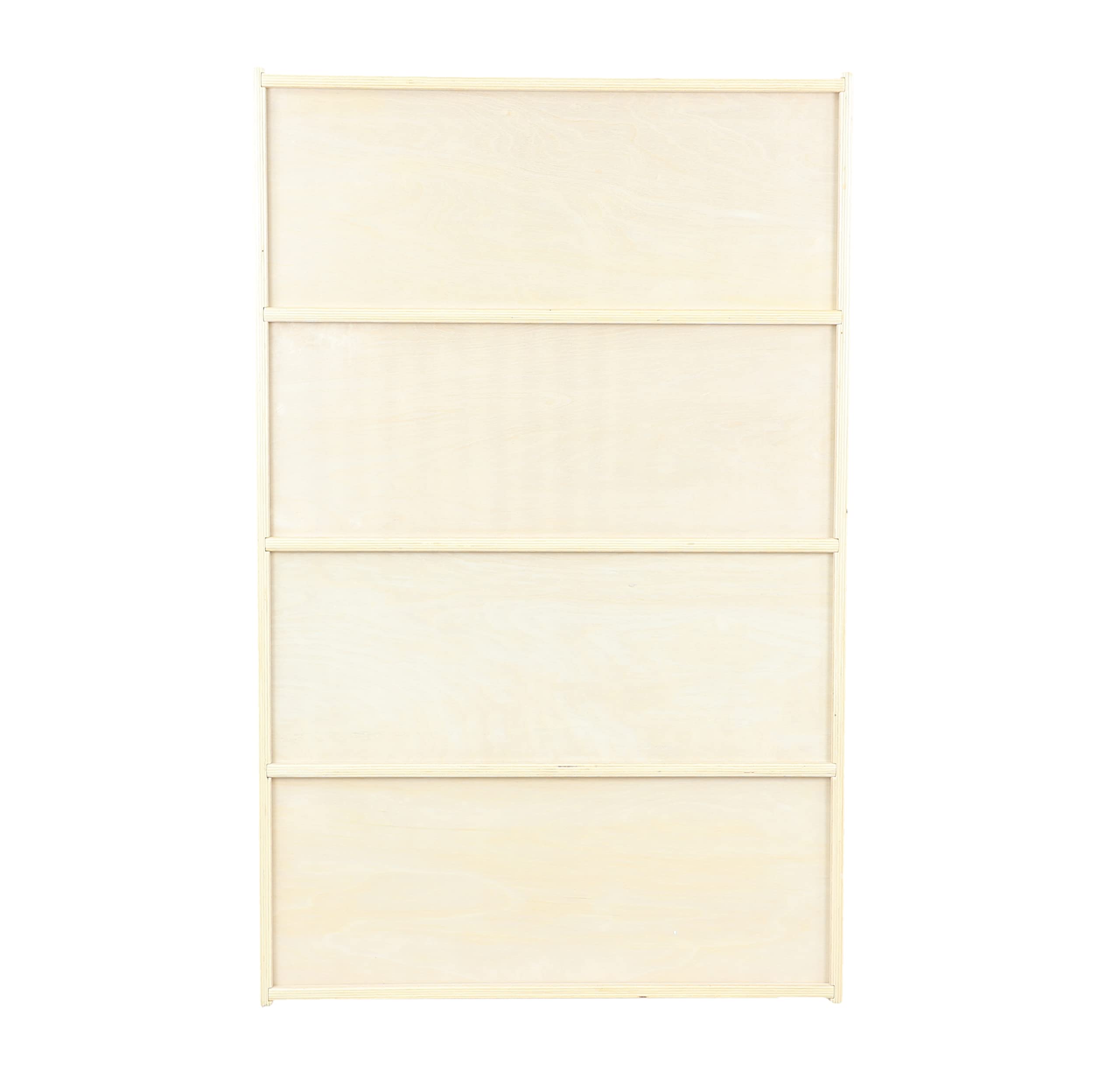 Classic Birch Wood Book Shelf - 4-Tier 48