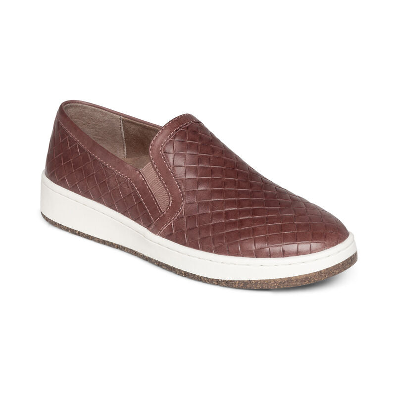 Aetrex Kenzie Slip On Women's Comfortable Loafers - Arch Support & Cushioned Insoles for All-Day Wear | Perfect for Work, Travel & Casual Outfits