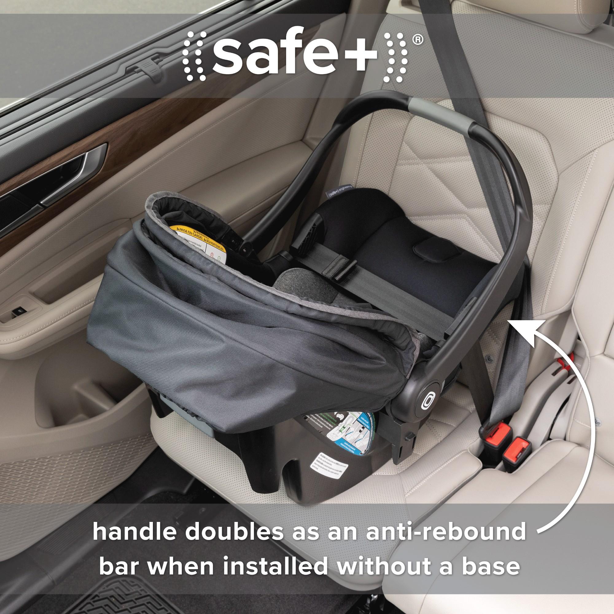 Diono Quantum 4-in-1 Convertible Car Seat, Stroller & Booster Travel System - Gray Slate | Safe for Infants to Toddlers | Perfect for Air Travel & Road Trips