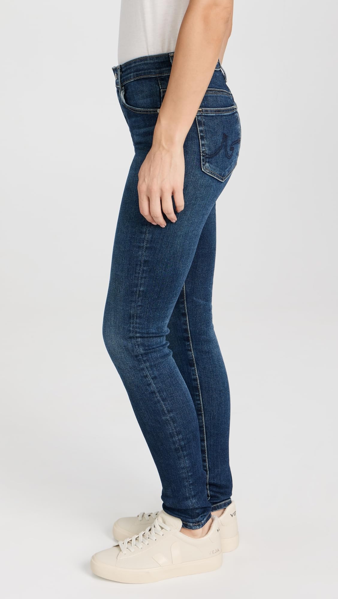AG Adriano Goldschmied Women's Farrah Skinny Jeans - High Waist Stretch Denim Pants for Casual Wear & Night Out