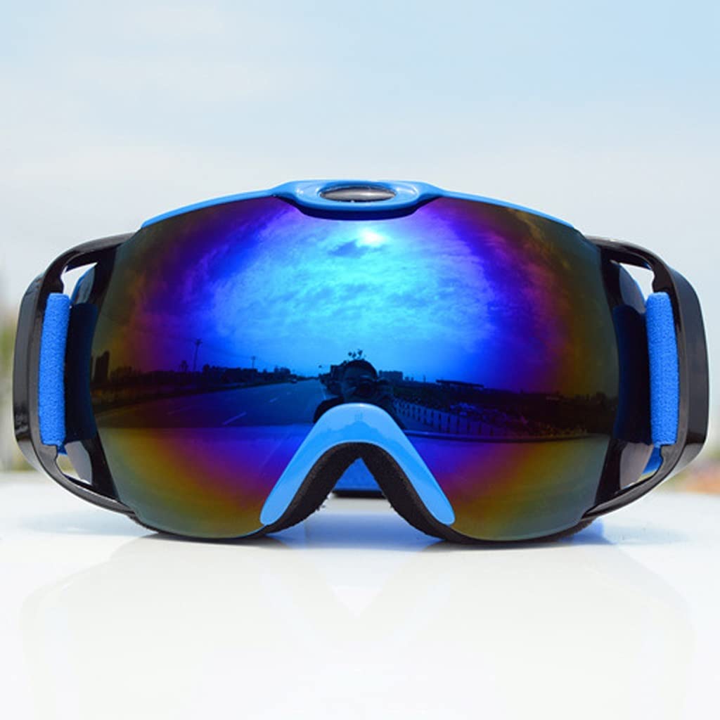 UXZDX CUJUX HD Anti-Fog Ski Goggles - Windproof Snowboard & Snowmobile Glasses for Men & Women - UV Protection Winter Sports Eyewear (One Size) - Perfect for Skiing, Snowboarding & Snowmobiling in Cold Weather