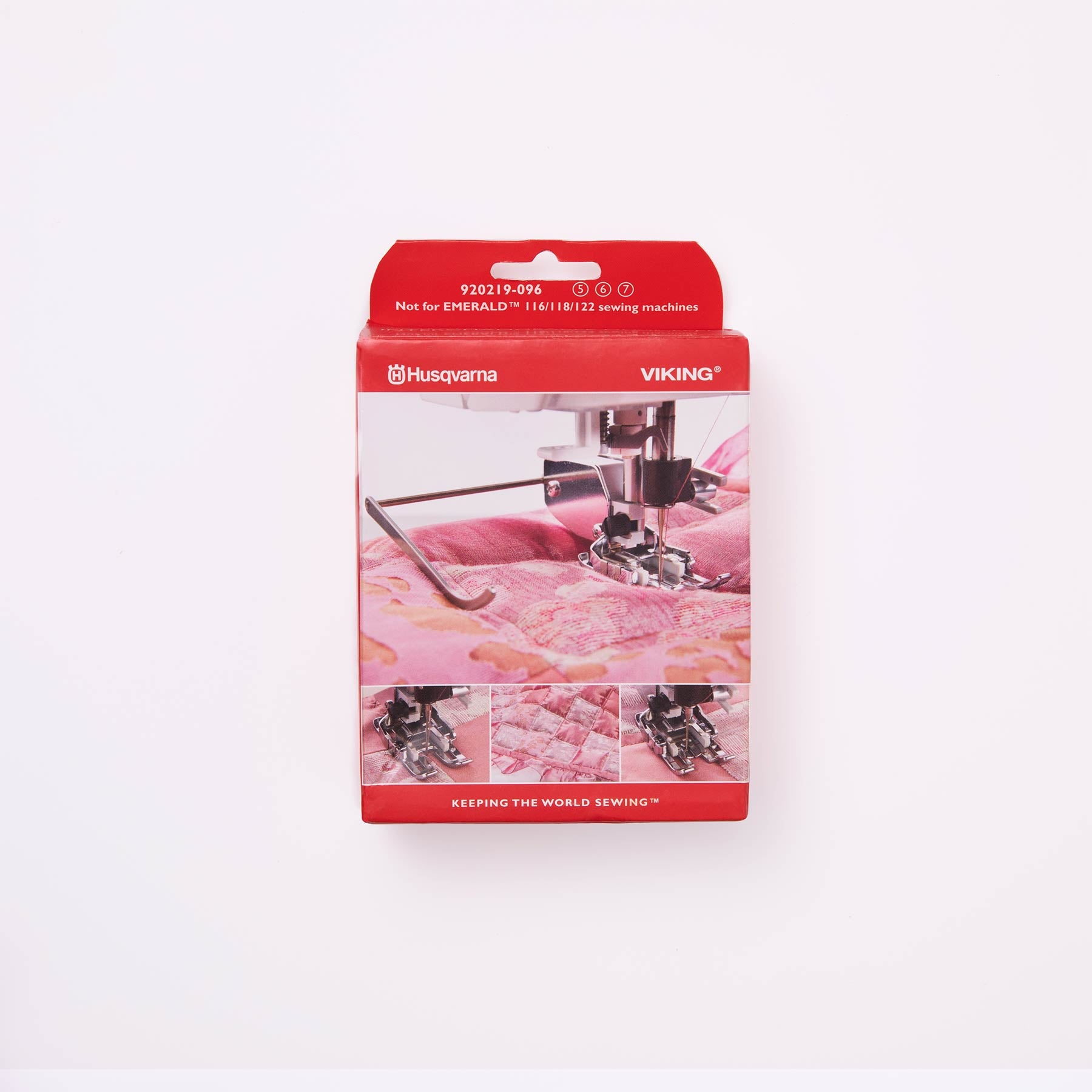 HUSQVARNA VIKING Interchangeable Dual Feed Presser Foot for Sewing Machines - Perfect for Quilting, Embroidery & Heavy Fabrics