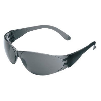 Checklite Safety Glasses with Grey Lens - ANSI Z87.1 Certified, Anti-Fog, UV Protection - [Set of 10] - Perfect for Construction, Woodworking, and DIY Projects