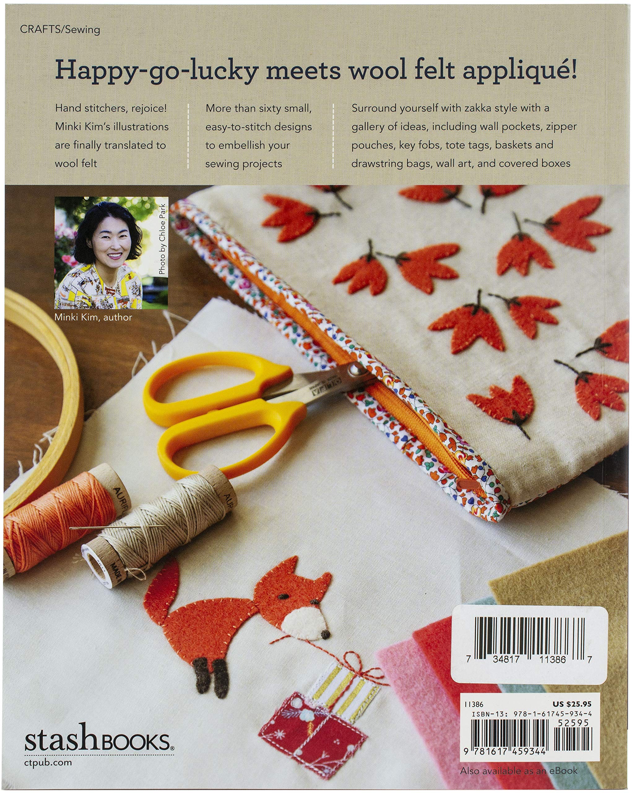 Zakka Wool Applique Stash Books - DIY Craft Supplies for Home Decor, Scrapbooking & Gift Making
