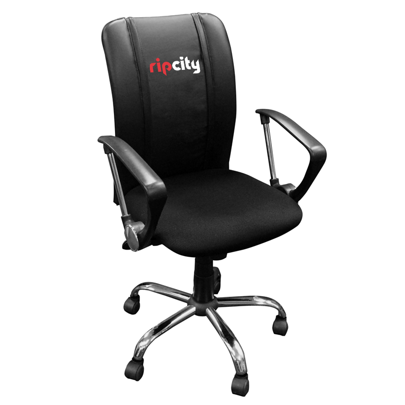 NBA Team Logo Dreamseat Curve Ergonomic Office Chair - Adjustable Height & Lumbar Support for Home, Gaming & Workspace Comfort