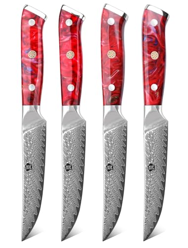 Red resin handle