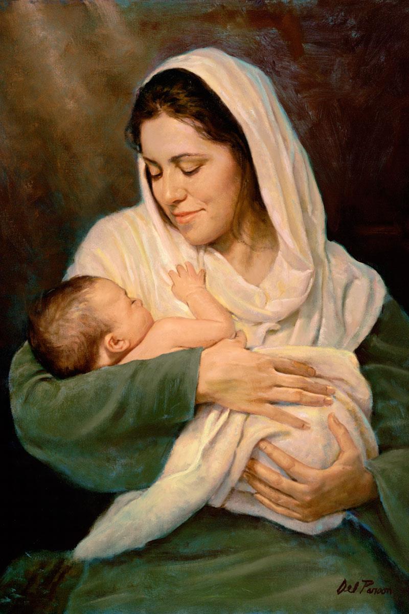 Mother's Love by Del Parson - Premium Wall Art Print for Home Decor, Gift for Mom, Living Room & Bedroom Wall Art