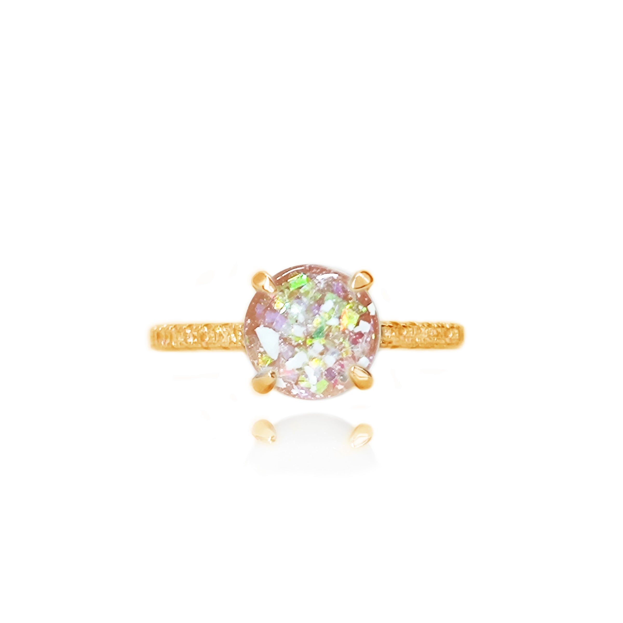 Glamorous Ashes Ring - Elegant Memorial Jewelry for Loved Ones | Perfect for Remembrance, Funerals & Keepsakes