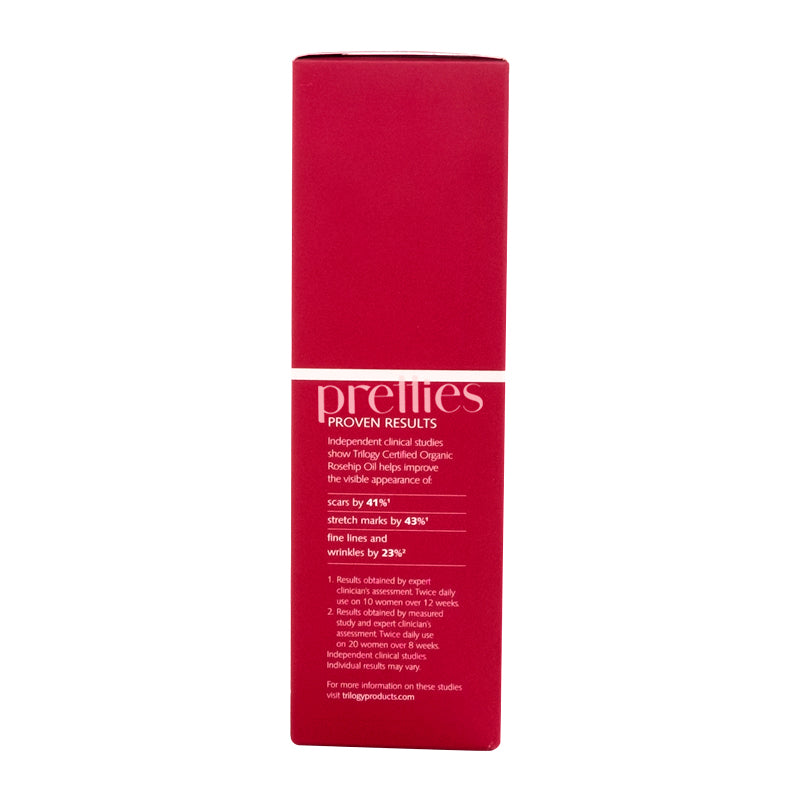 Certified Organic Rosehip Oil by Trilogy - 45ml (760762) for Anti-Aging, Hydration & Scar Reduction - Perfect for Face, Body & Hair Care