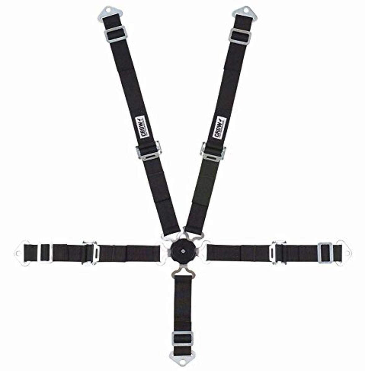 CRW11174A 5-Point Safety Harness with Cam Lock Buckle - Heavy-Duty Pull-Up Harness for Off-Roading, Racing & Industrial Work