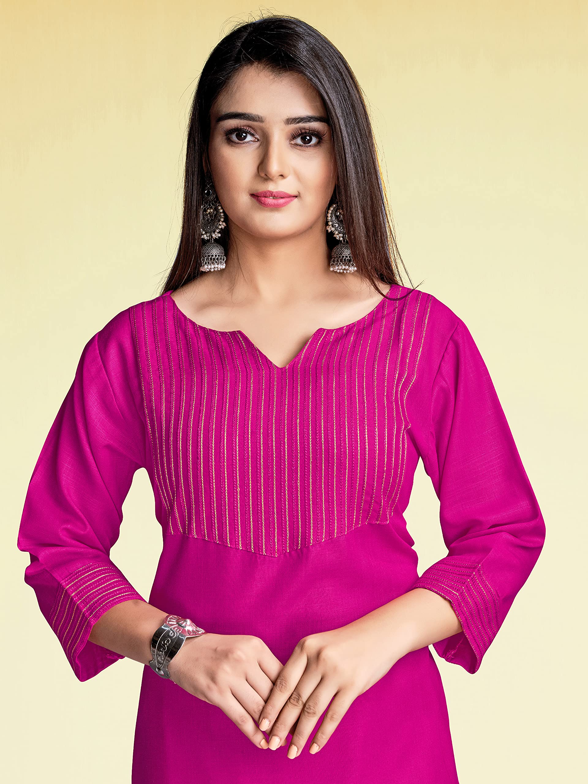 Stylish Indian Kurti for Women with Pant | Rayon Embroidered Dress Kurtis Kurta & Tops for Casual Wear & Festive Occasions
