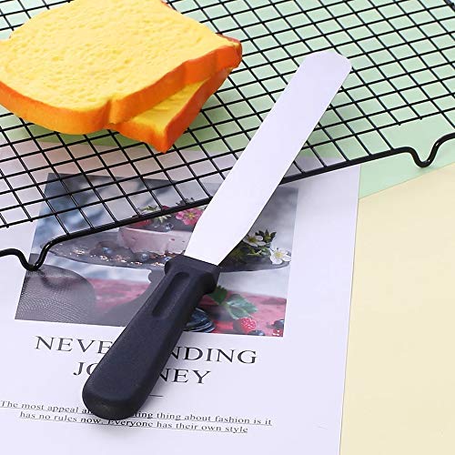Professional 6-Inch Steel Cake Palette Knife & Icing Spatula Set - Premium Cake Decorating Tools for Baking, Frosting, Smoothing & Dessert Design | Perfect for Home Bakers, Pastry Chefs & DIY Wedding Cakes