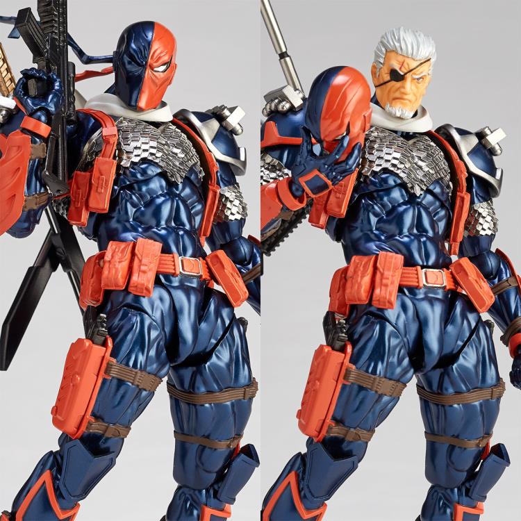 Amazing Yamaguchi Revoltech No. 011 Deathstroke Action Figure - Premium Collectible for DC Comics Fans & Display Showcase