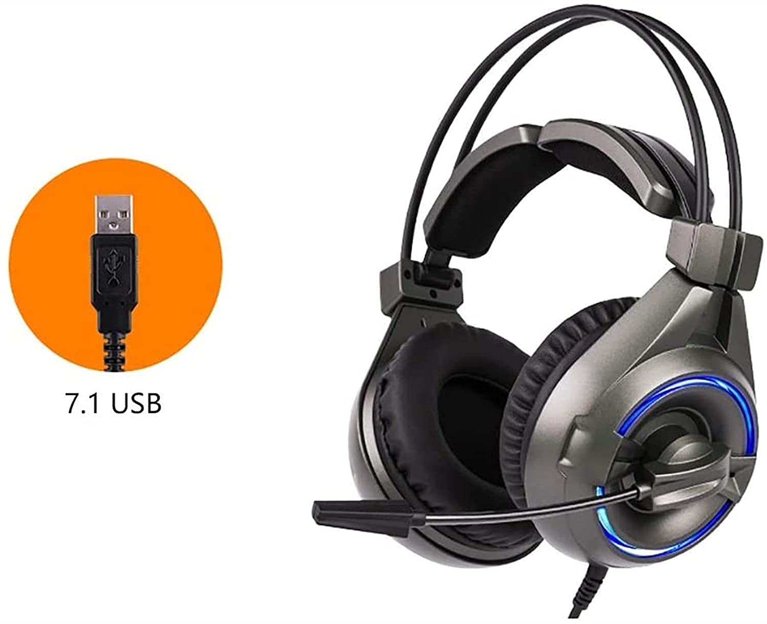 Best Gaming Headset with Microphone for PS4, PS5, PC & Mac - Noise Cancelling Adjustable Headphones for Immersive Gameplay & Online Chat